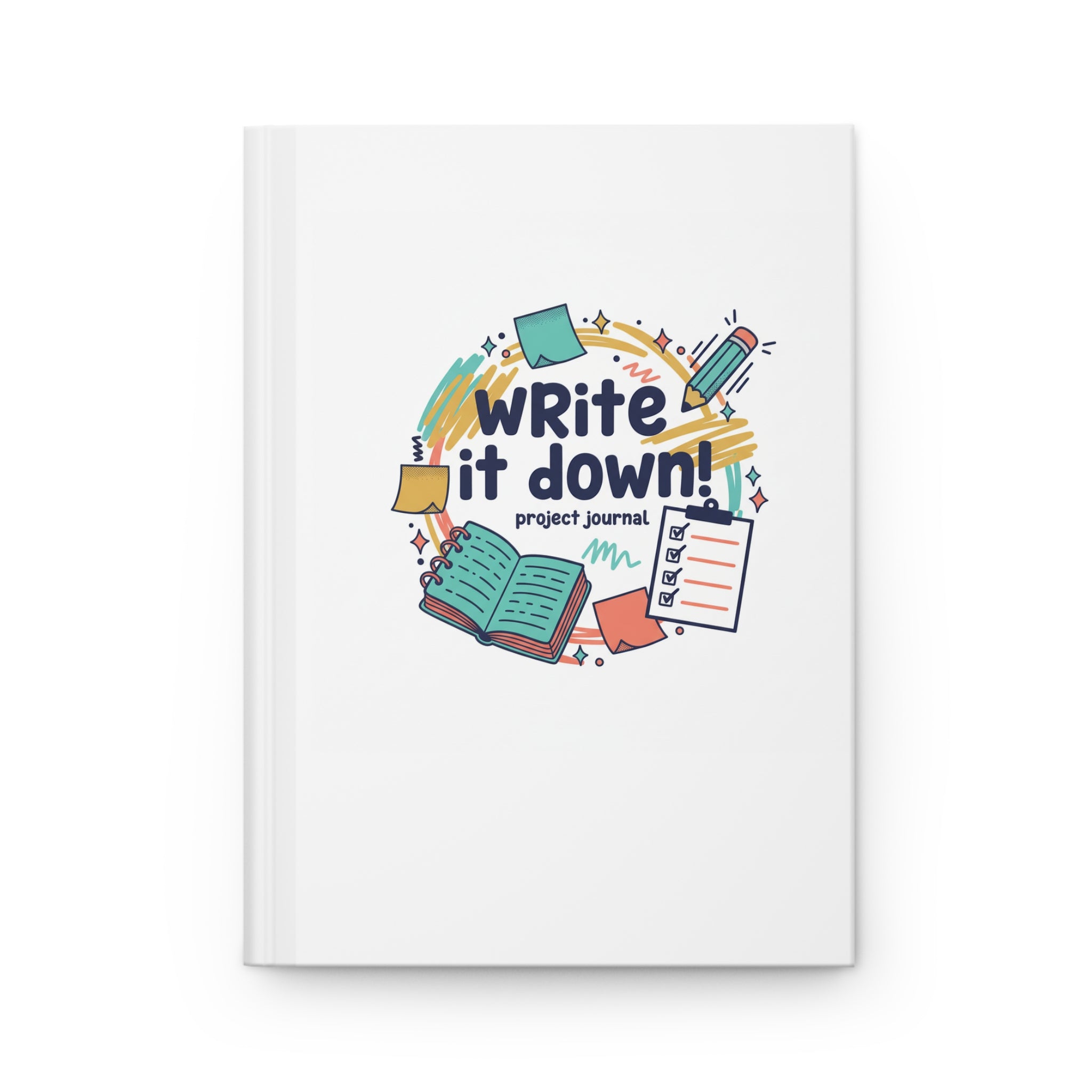 ADHD Wellness Hardcover Journal - "Write It Down"