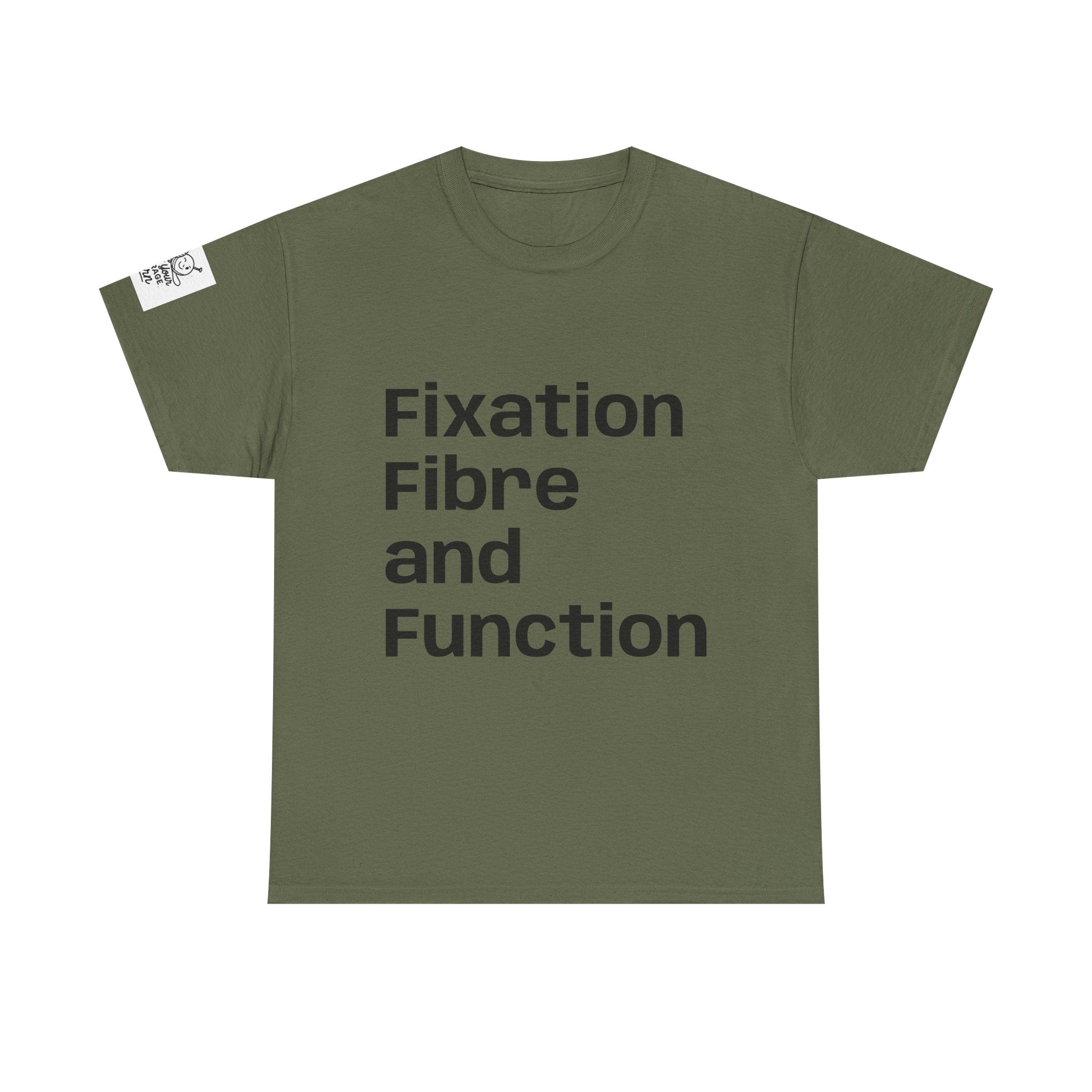 Fixation Fibre and Function Unisex Heavy Cotton Tee