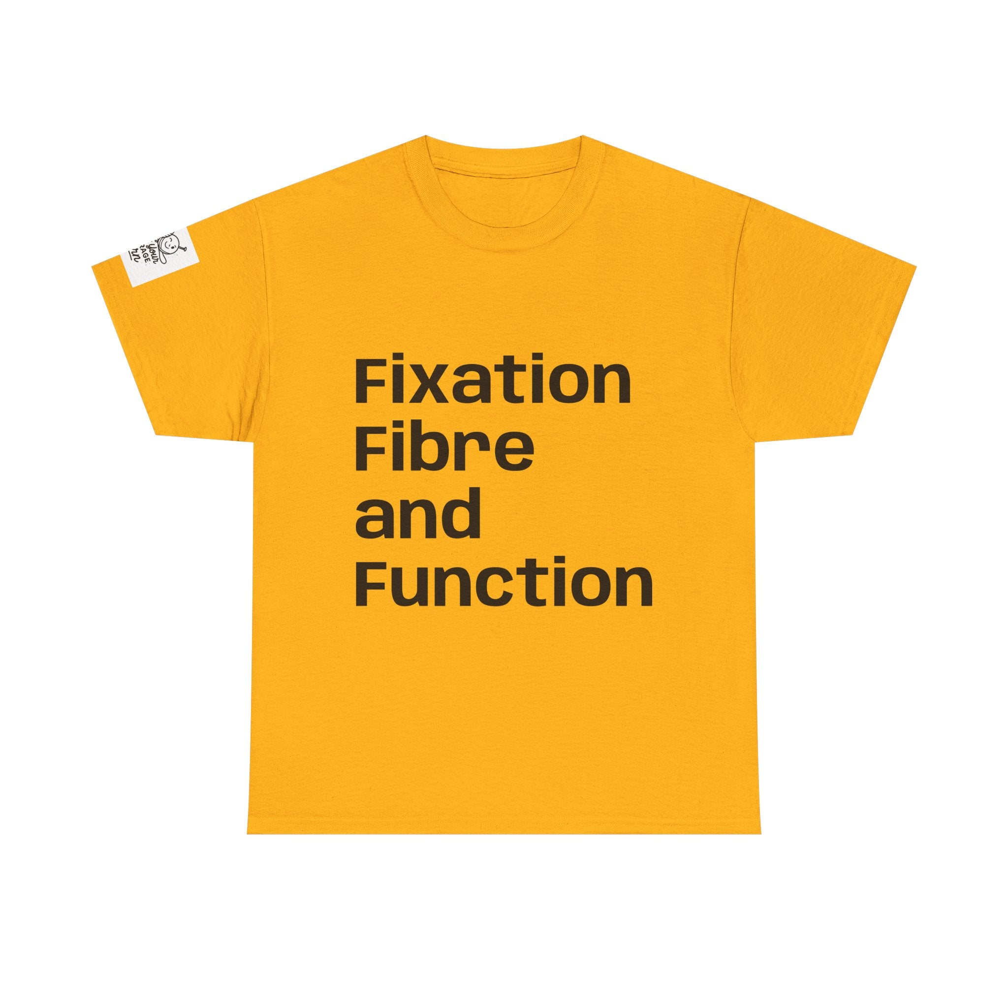 Fixation Fibre and Function Unisex Heavy Cotton Tee