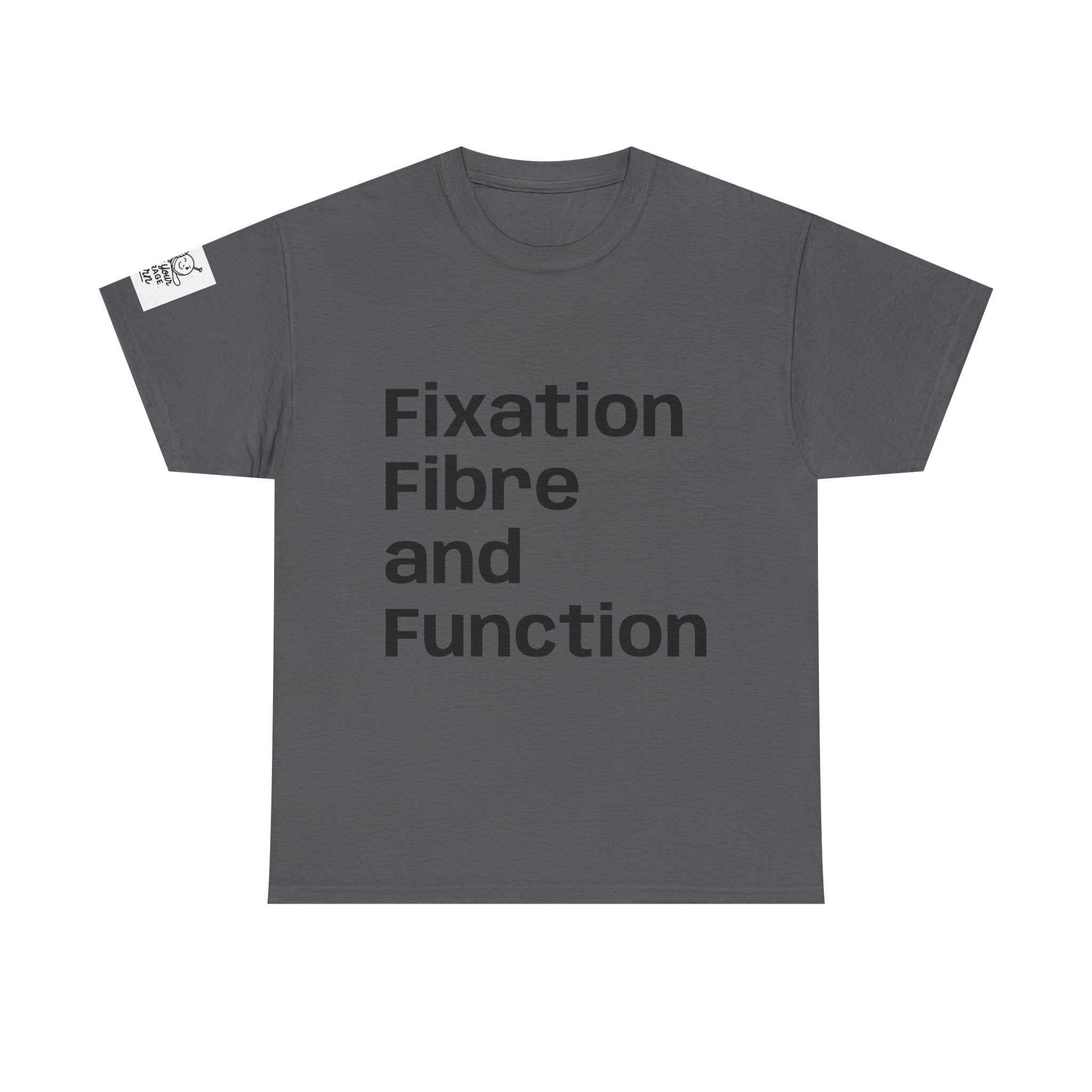 Fixation Fibre and Function Unisex Heavy Cotton Tee