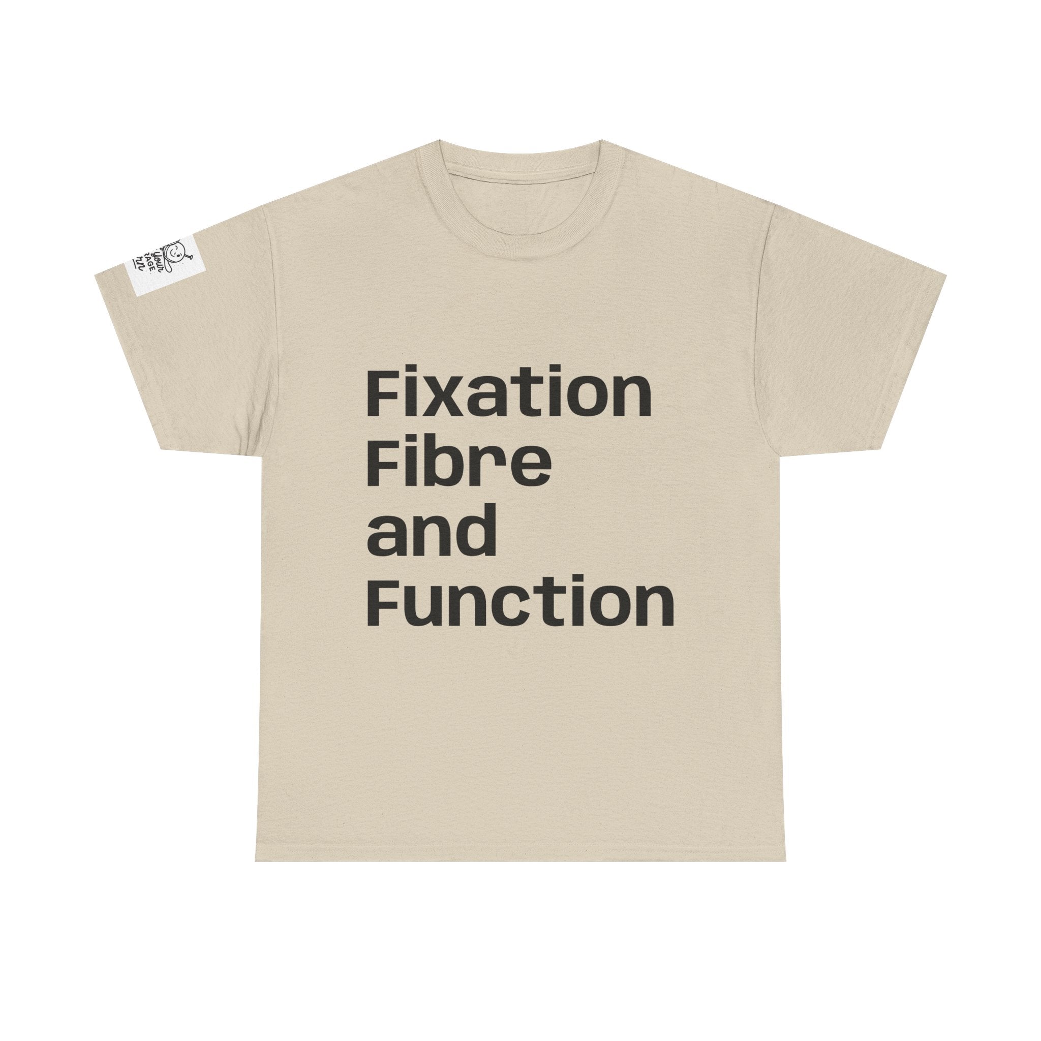 Fixation Fibre and Function Unisex Heavy Cotton Tee