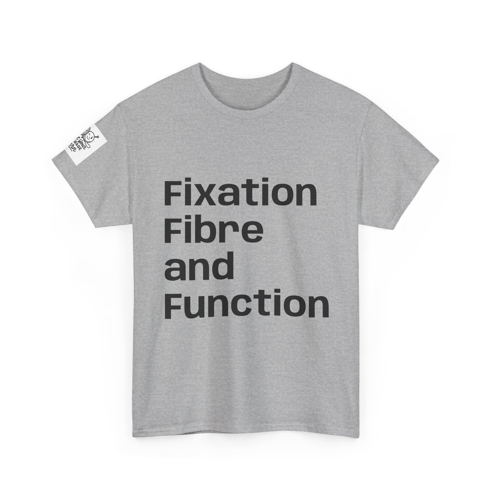 Fixation Fibre and Function Unisex Heavy Cotton Tee
