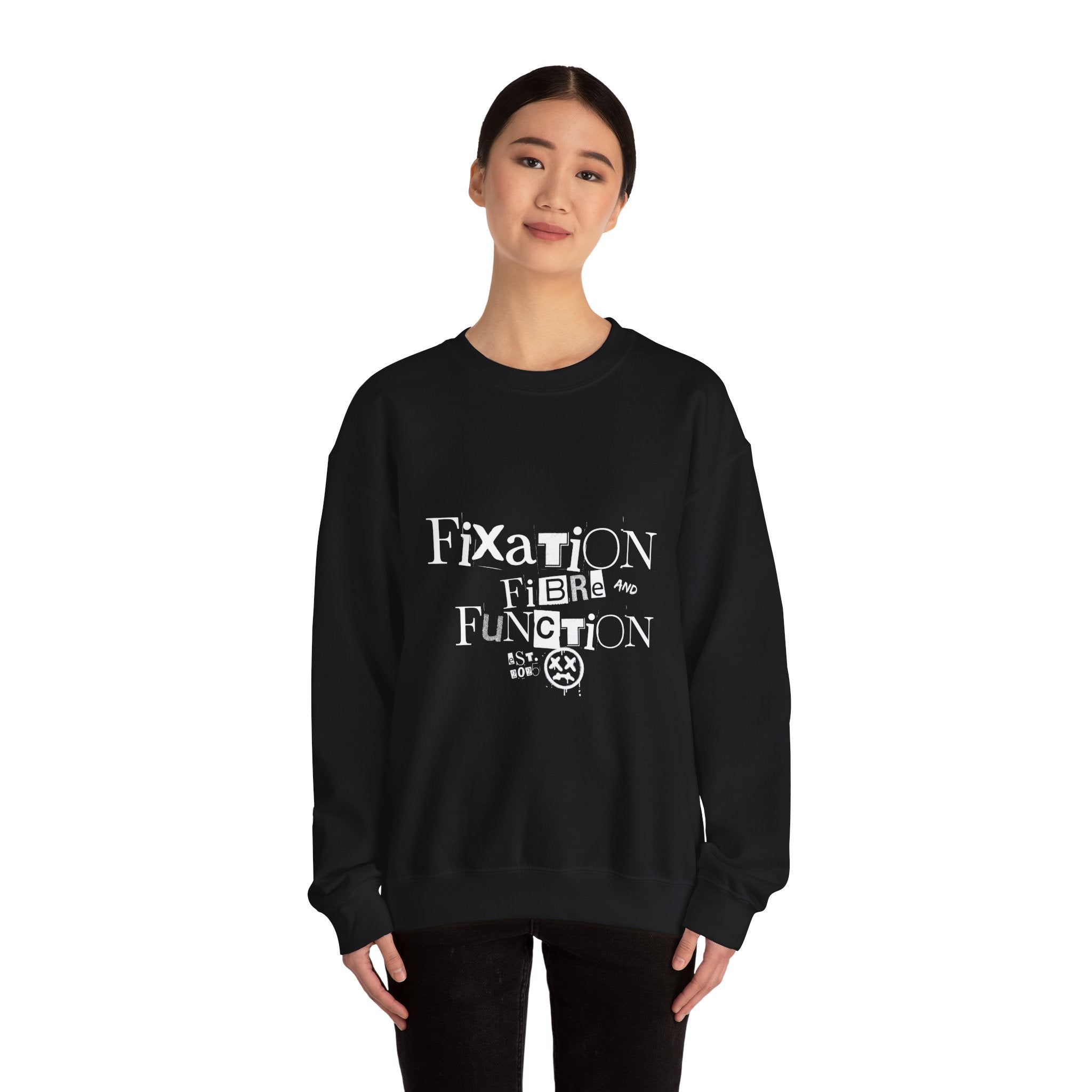 Grunge Punk Crewneck Sweatshirt