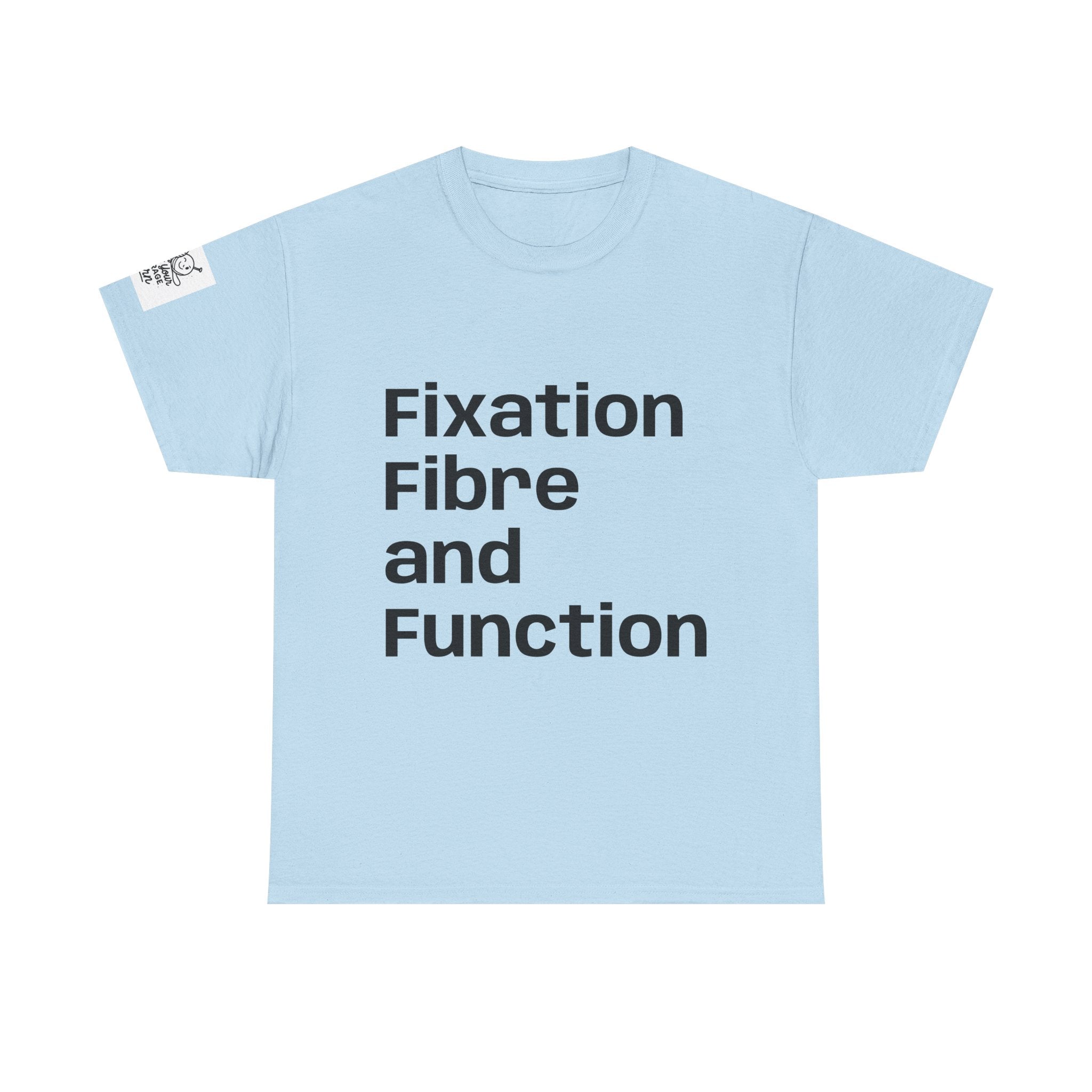 Fixation Fibre and Function Unisex Heavy Cotton Tee