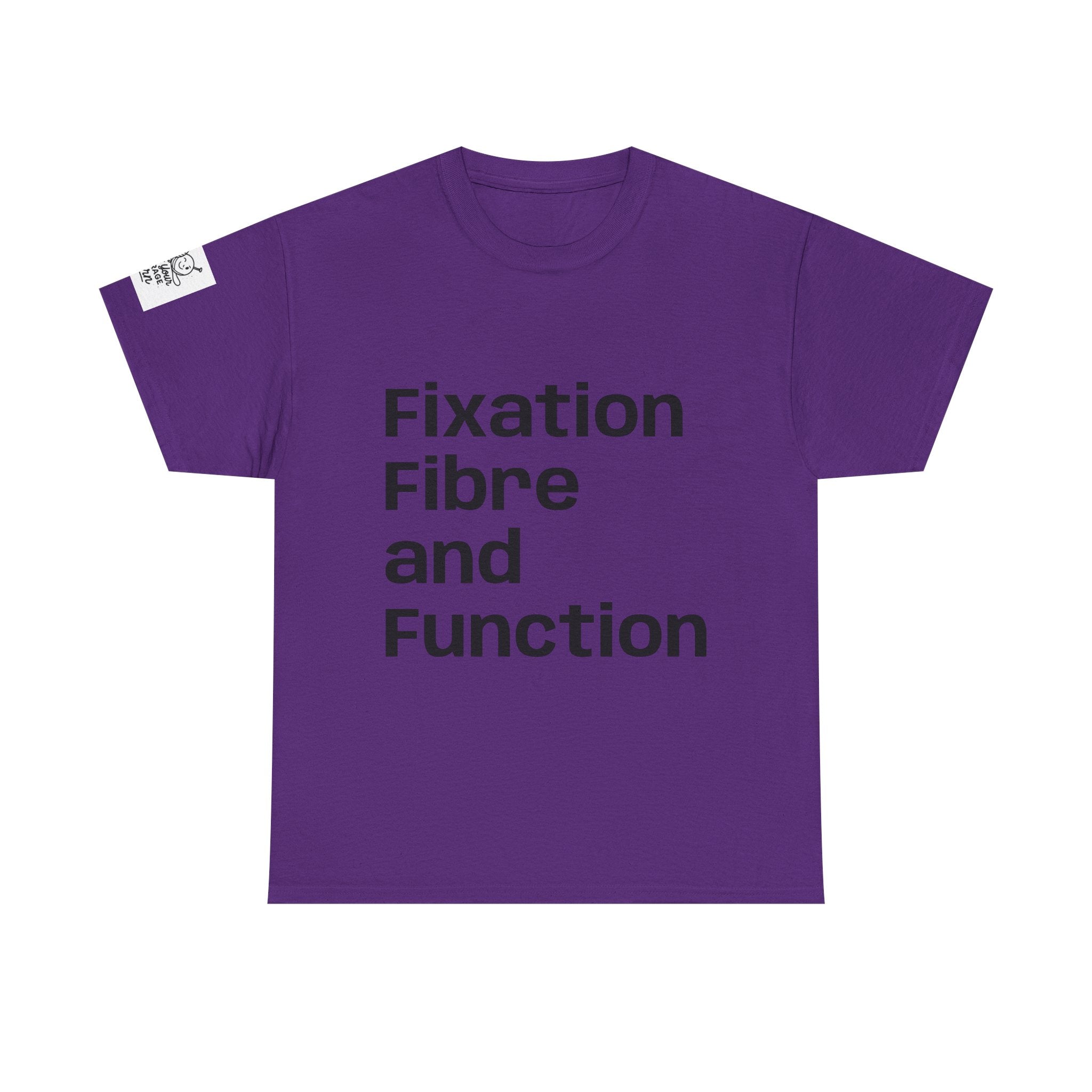 Fixation Fibre and Function Unisex Heavy Cotton Tee