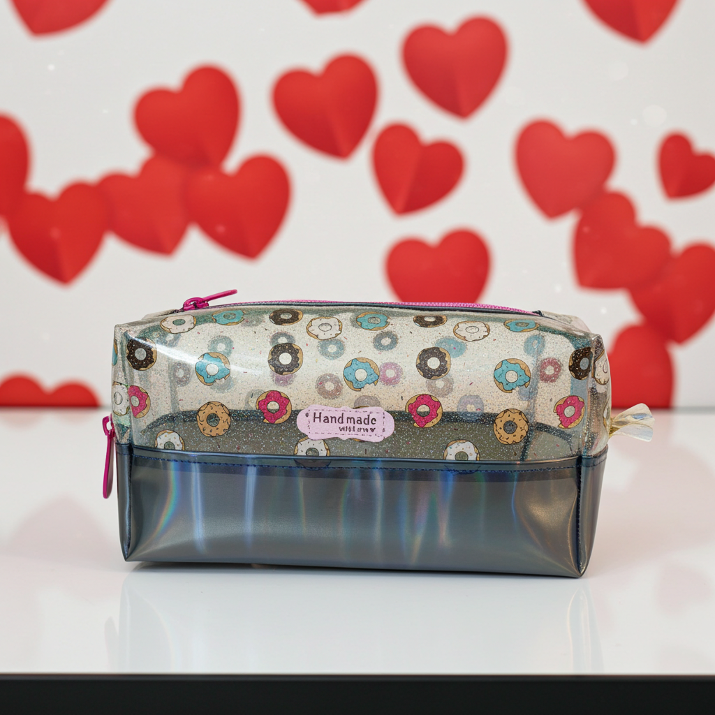 Clear Vinyl - Large Boxy Bag