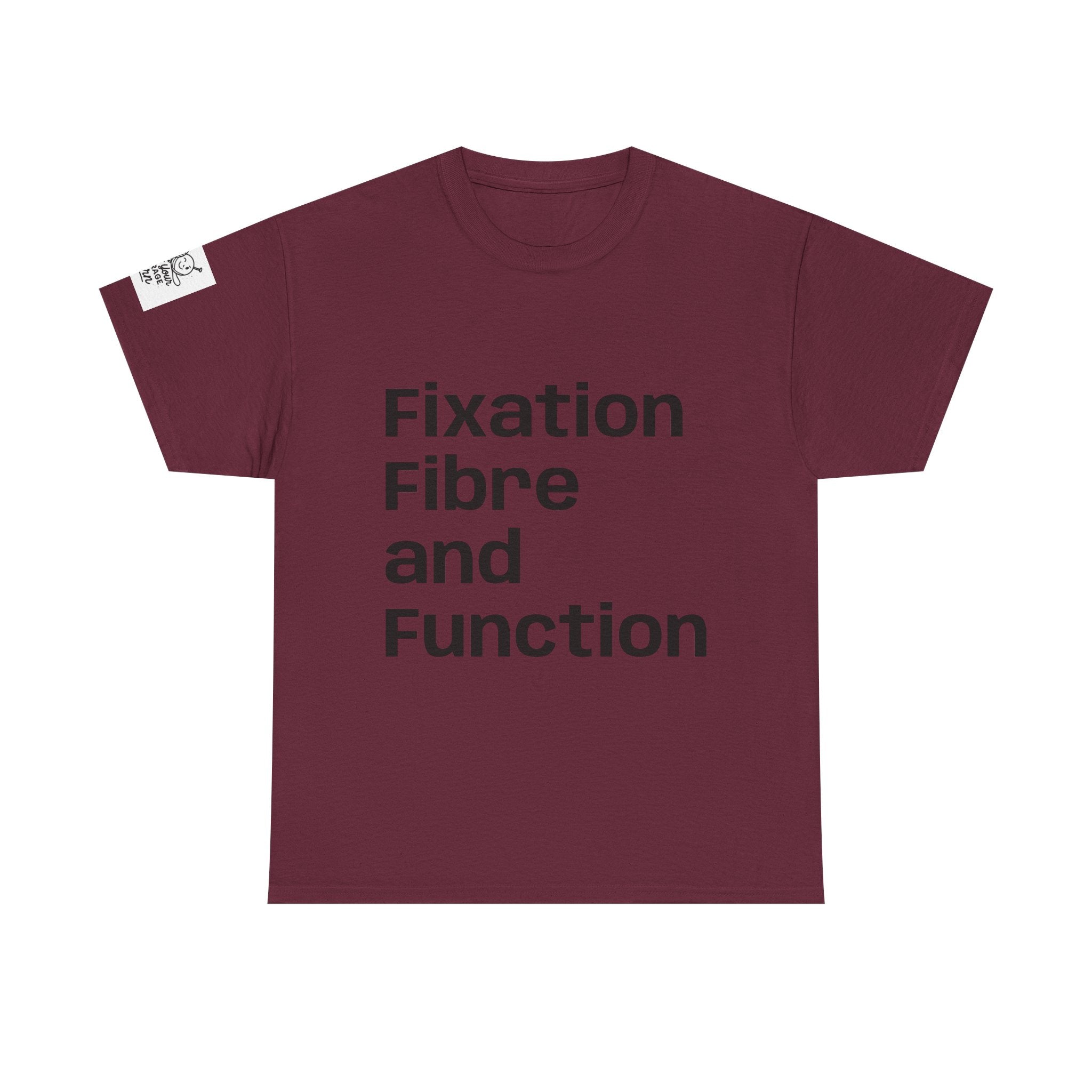 Fixation Fibre and Function Unisex Heavy Cotton Tee