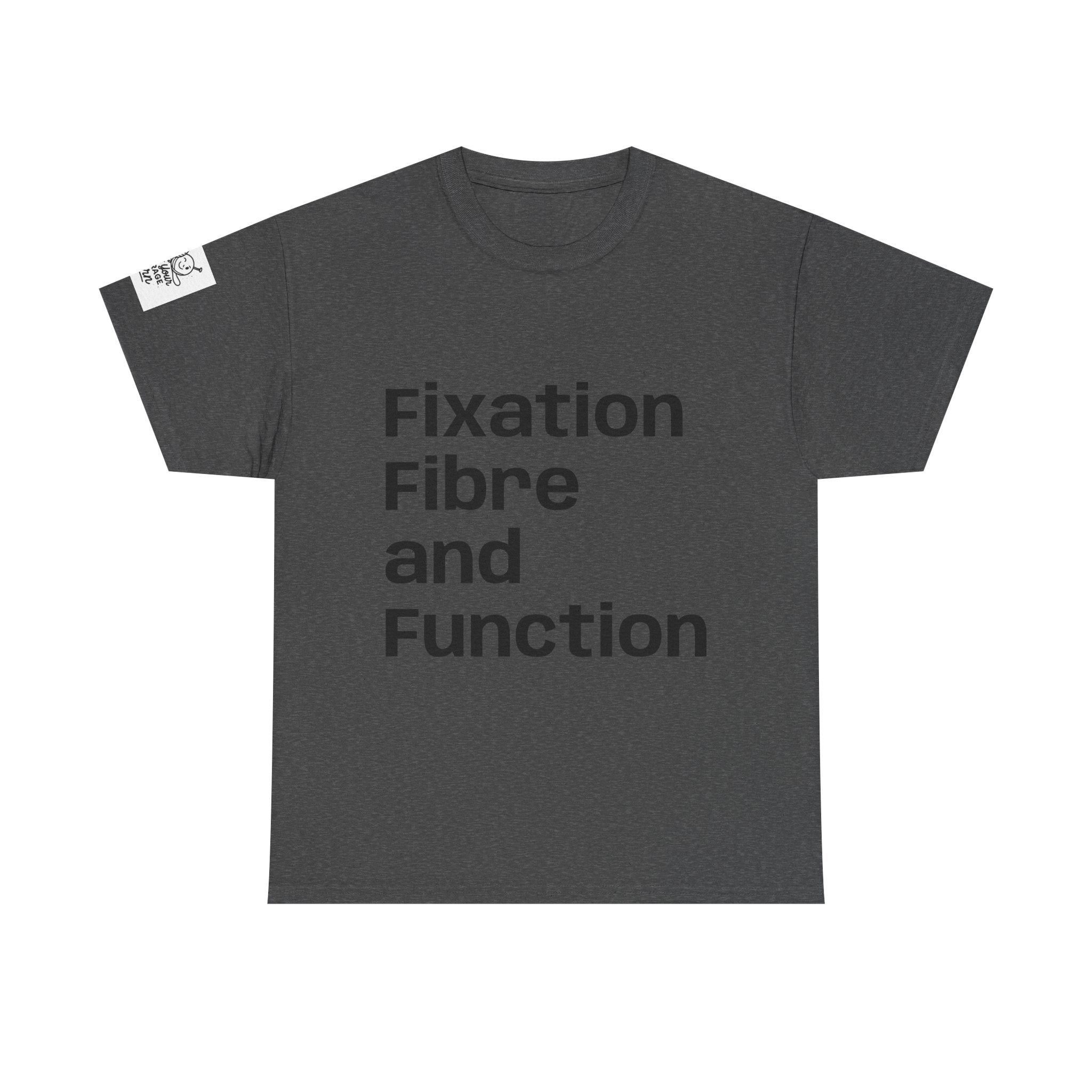 Fixation Fibre and Function Unisex Heavy Cotton Tee