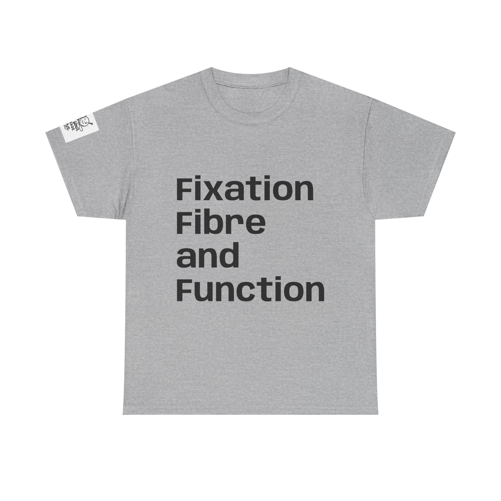 Fixation Fibre and Function Unisex Heavy Cotton Tee
