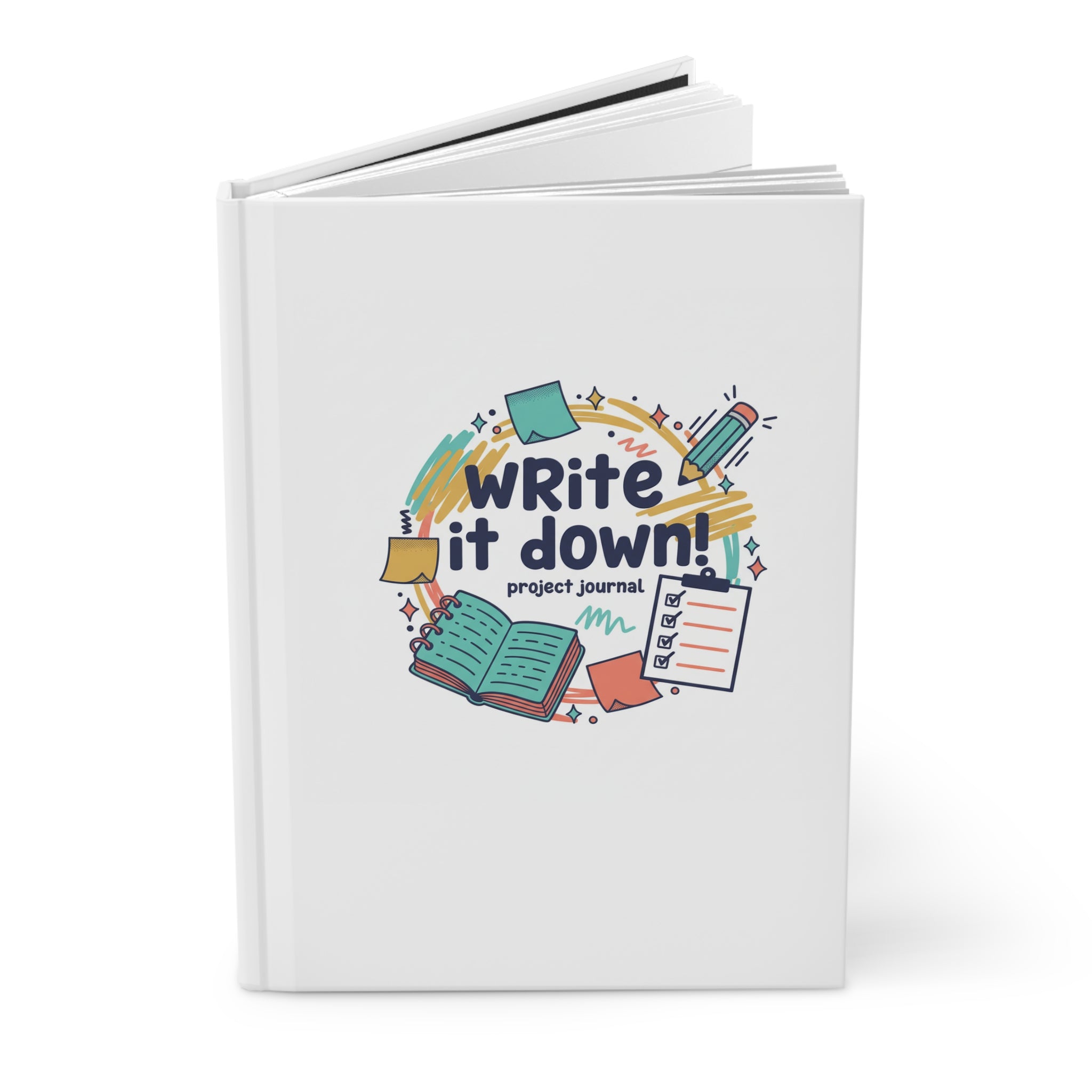 ADHD Wellness Hardcover Journal - "Write It Down"