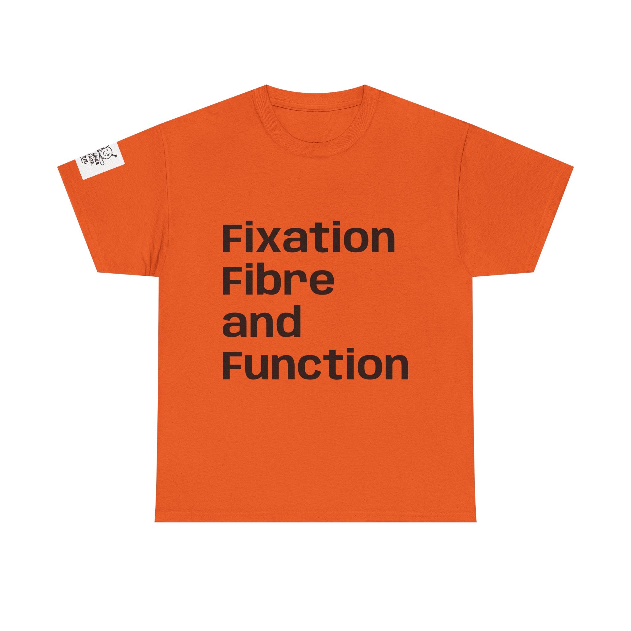 Fixation Fibre and Function Unisex Heavy Cotton Tee