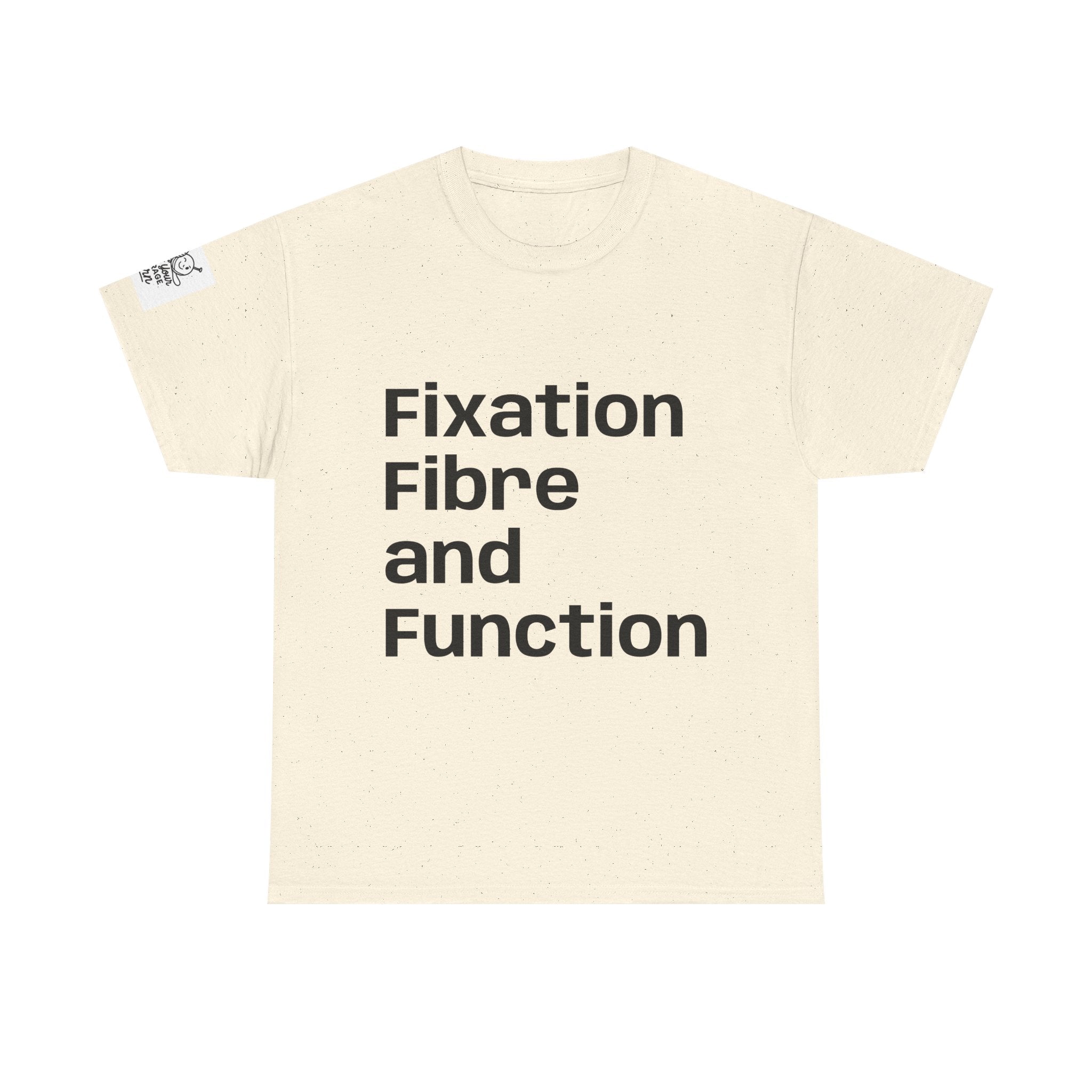 Fixation Fibre and Function Unisex Heavy Cotton Tee