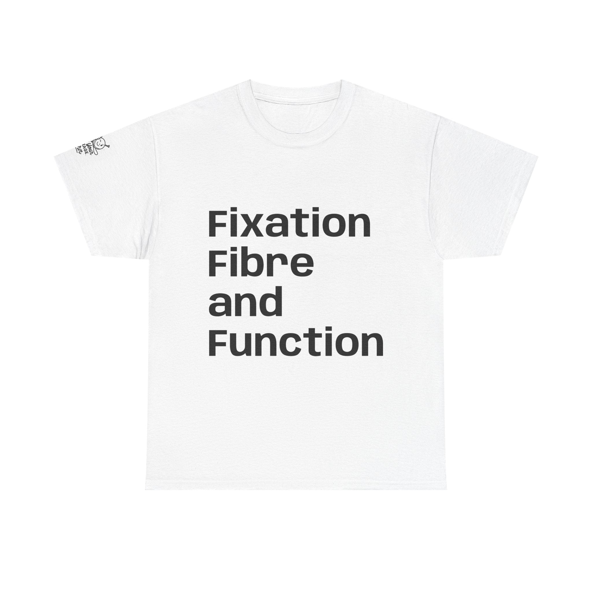 Fixation Fibre and Function Unisex Heavy Cotton Tee