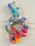 Glimmer - Unicorn Poop - Fingering weight with Stellina