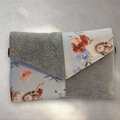 Convertible Crossbody Clutch — One-of-a-Kind Designer Canvas Bag